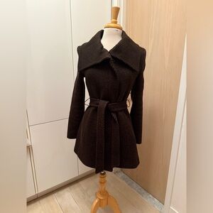 Elegant Brown/Black Women's Coat by Searle
